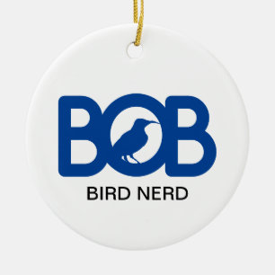 Bob Bird Nerd Keramik Ornament