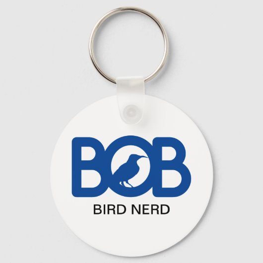 Bob Bird Nerd Schlüsselanhänger (Vorderseite)
