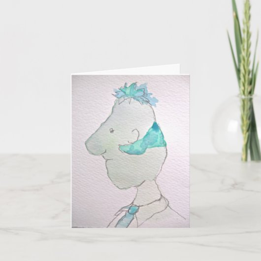 Bob Blob Small Notecard Karte (Vorderseite)