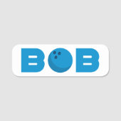 Bob Bowling Namensschild (Vorderseite)