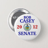 Bob Casey Jr FÜR SENAT Button (Vorne & Hinten)