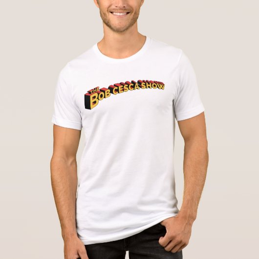 Bob Cesca Show Superhero-Shirts Tri-Blend Shirt (Vorderseite)