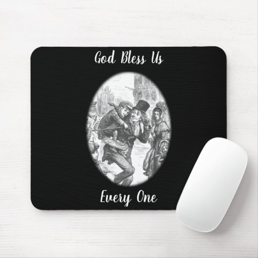 Bob Cratchit Tiny Tim A Christmas Carol Mousepad (Mit Mouse)