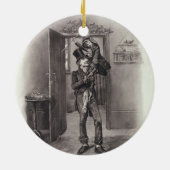 Bob Cratchit und kleiner Tim, von 'Charles Keramikornament (Hinten)