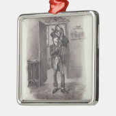 Bob Cratchit und kleiner Tim, von 'Charles Silbernes Ornament (Links)