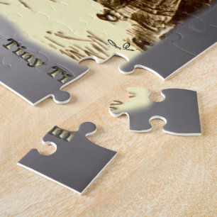 Bob Cratchit und kleines Tim-Weihnachten Carol Puzzle