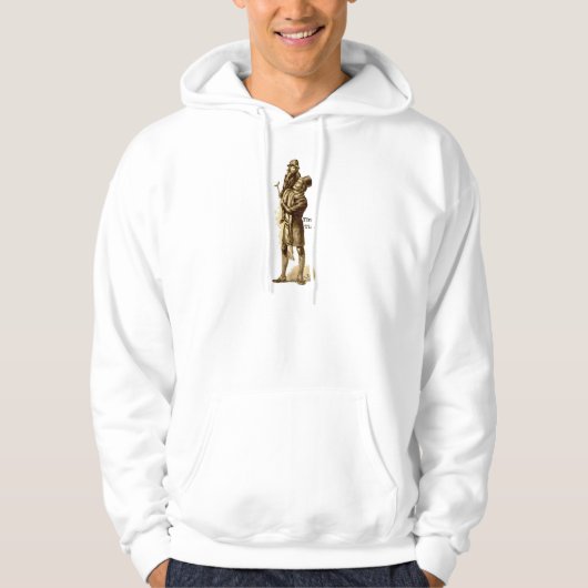 Bob Cratchit und Tiny Tim Christmas Carol Hoodie (Vorderseite)