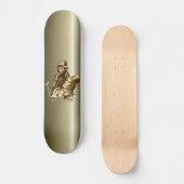 Bob Cratchit und Tiny Tim Christmas Carol Skateboard (Vorderseite)