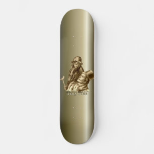 Bob Cratchit und Tiny Tim Christmas Carol Skateboard