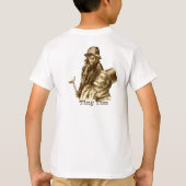 Bob Cratchit und Tiny Tim in einem Weihnachtslied T-Shirt (Rückseite)