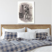 Bob Cratchit und Tiny Tim von "Charles Dickens: Leinwanddruck (Insitu (Schlafzimmer))