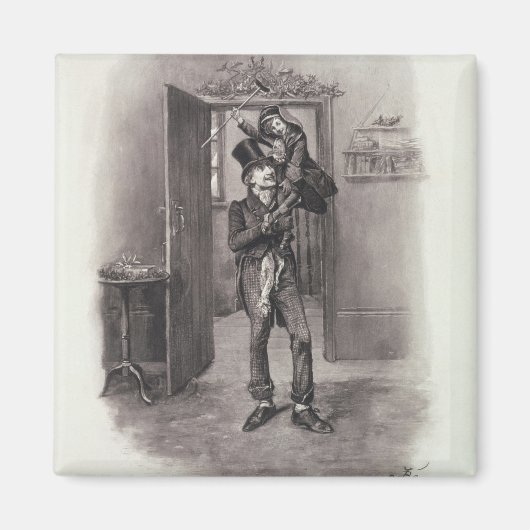 Bob Cratchit und Tiny Tim von "Charles Dickens: Magnet (Vorne)