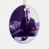 Bob das alien, das Fernsehverzierung aufpasst! Keramik Ornament (Rechts)