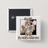 Bob, der Barbar Button (Vorne & Hinten)