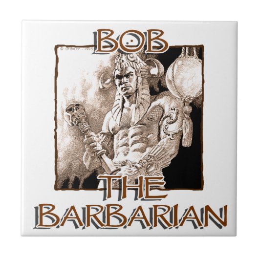Bob, der Barbar Fliese (Vorderseite)