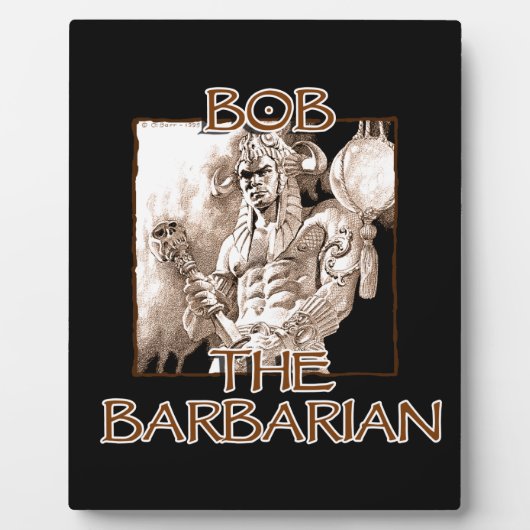 Bob, der Barbar Fotoplatte (Vorderseite)