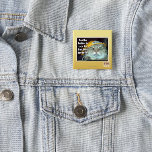 Bob der Erbauer ist krank Button (Beispiel)