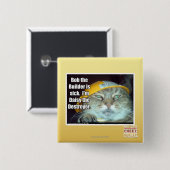 Bob der Erbauer ist krank Button (Vorne & Hinten)