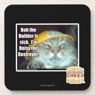 Bob der Erbauer ist krank Getränkeuntersetzer