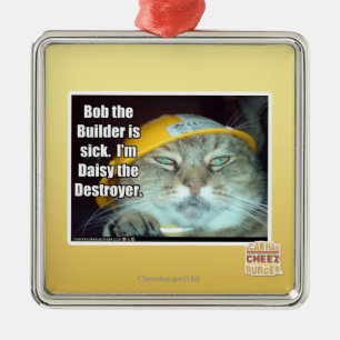 Bob der Erbauer ist krank Ornament Aus Metall