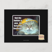 Bob, der Erbauer ist krank Postkarte (Vorderseite)