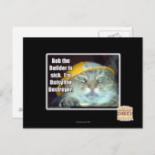 Bob, der Erbauer ist krank Postkarte (Vorne/Hinten)