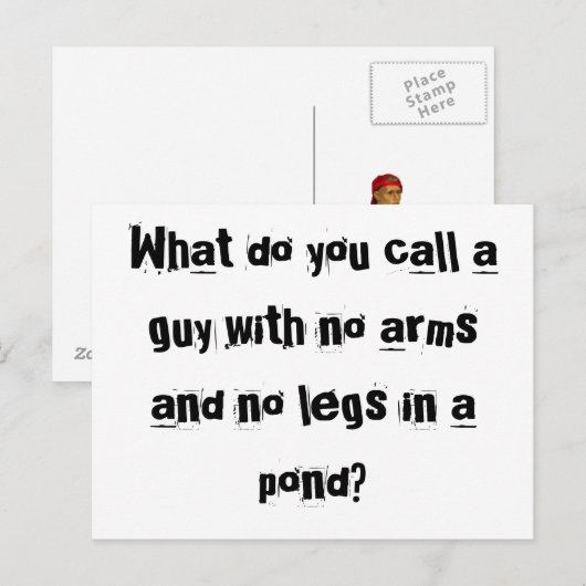 Bob der MANequin-Postkarten Postkarte (Vorne/Hinten)