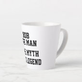 BOB, DER MANN, DER MYTH, DER LEGEND, Funny, Milchtasse (Rechte Ecke)