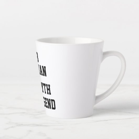 BOB, DER MANN, DER MYTH, DER LEGEND, Funny, Milchtasse (Rechts)