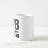 Bob der Mann der Mythos die Legende Kaffeetasse (Mittel)