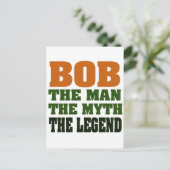 Bob - der Mann, der Mythos, die Legende Postkarte (Stehend Vorderseite)