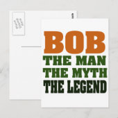 Bob - der Mann, der Mythos, die Legende Postkarte (Vorne/Hinten)