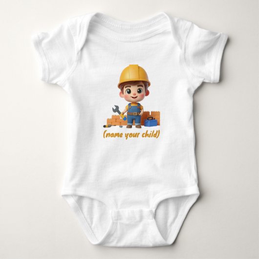 Bob Die Aktion der Builder Boys Baby Strampler (Vorderseite)