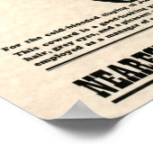 Bob Ford REWARD Poster (Ecke)