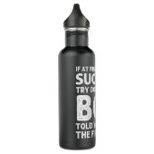 BOB Gift Name Personalisiert Geburtstag Funny Chri Edelstahlflasche (Links)