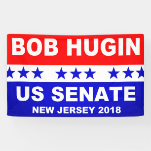 Bob Hugin Senat New-Jersey 2018 populär Banner