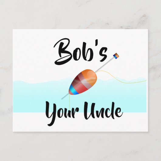 Bob ist Ihr Onkel Postkarte (Vorderseite)