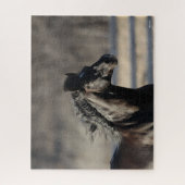 Bob Langrish | Andalusischer Headshot Mane Flows Puzzle (Vertikal)