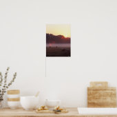 Bob Langrish | Arabische Pferde beim Sonnenaufgang Poster (Küche)