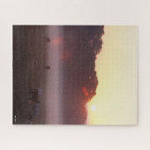 Bob Langrish | Arabische Pferde beim Sonnenaufgang Puzzle (Horizontal)