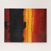 Bob Langrish | Arabisches Pferdeweiden bei Sonnenu Puzzle (Horizontal)