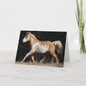 Bob Langrish Bashkir Curly Pferdeschwalbe Karte (Vorderseite)