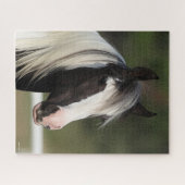 Bob Langrish Black and White Sinti und Roma Vanner Puzzle (Horizontal)