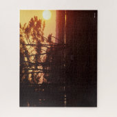 Bob Langrish | Chincoteague Grazing Sunset Puzzle (Vertikal)