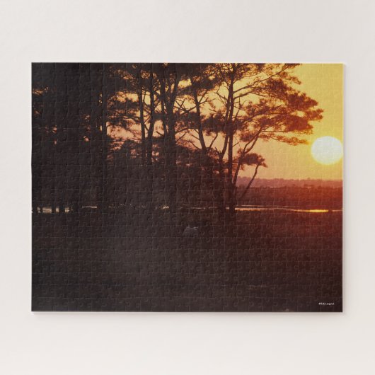 Bob Langrish | Chincoteague Grazing Sunset Puzzle (Horizontal)
