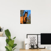 Bob Langrish | Choctaw Pony Headshot Poster (Heimbüro)