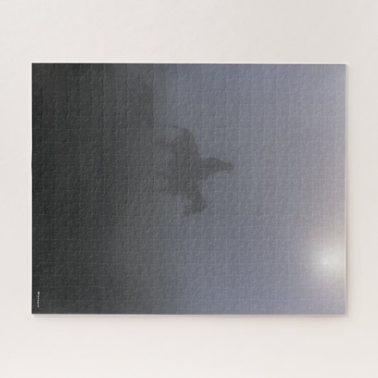 Bob Langrish | Cowboy-Rennen in Nebel mit Hund Puzzle (Horizontal)