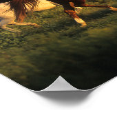 Bob Langrish drei Araber, die im Abend leuchten Poster (Ecke)