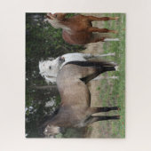 Bob Langrish | Drei miteinander Stehende Ponys Puzzle (Vertikal)