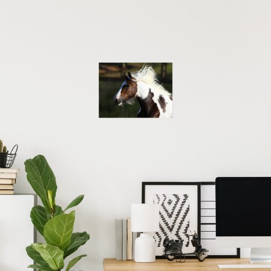 Bob Langrish | Drum Horse Headshot Poster (Heimbüro)